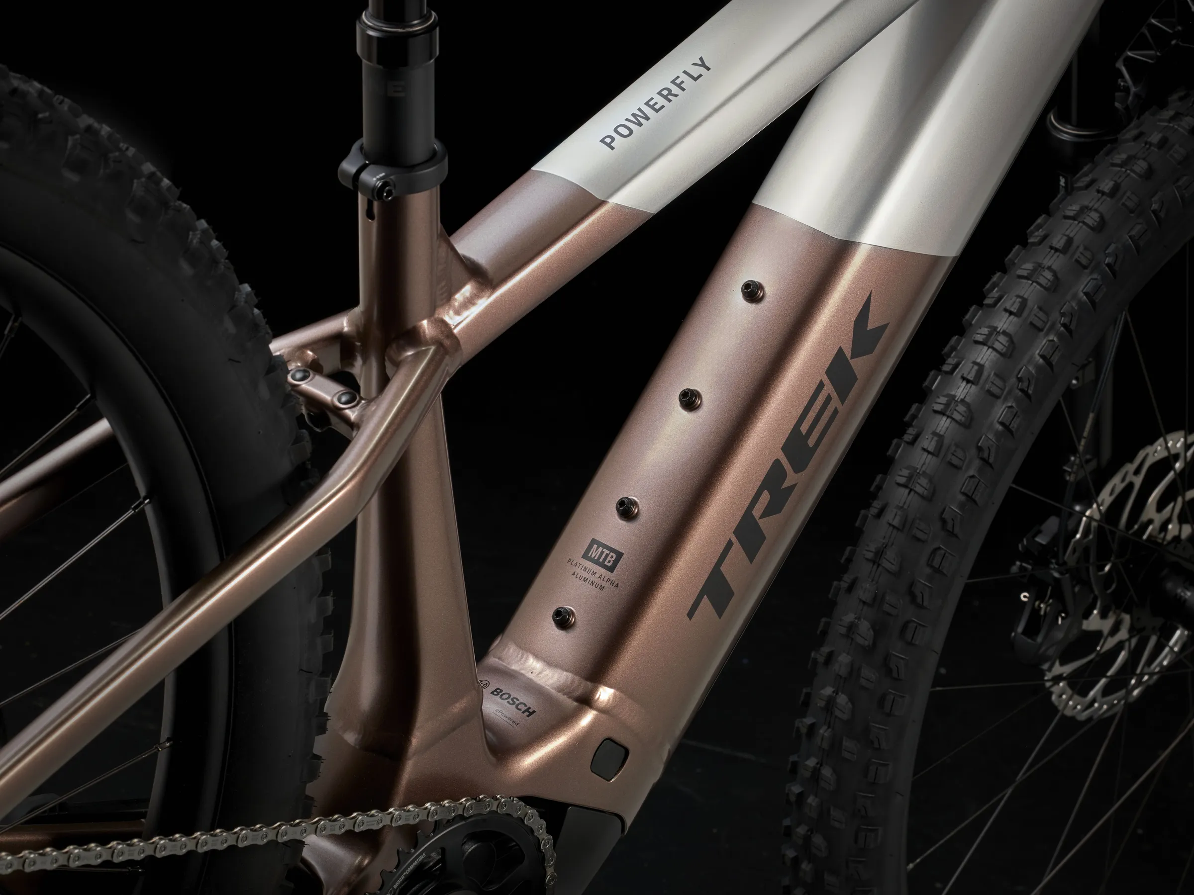 Powerfly+ 8 EU S 27.5 Satin Lunar Silver/Bronze Ag