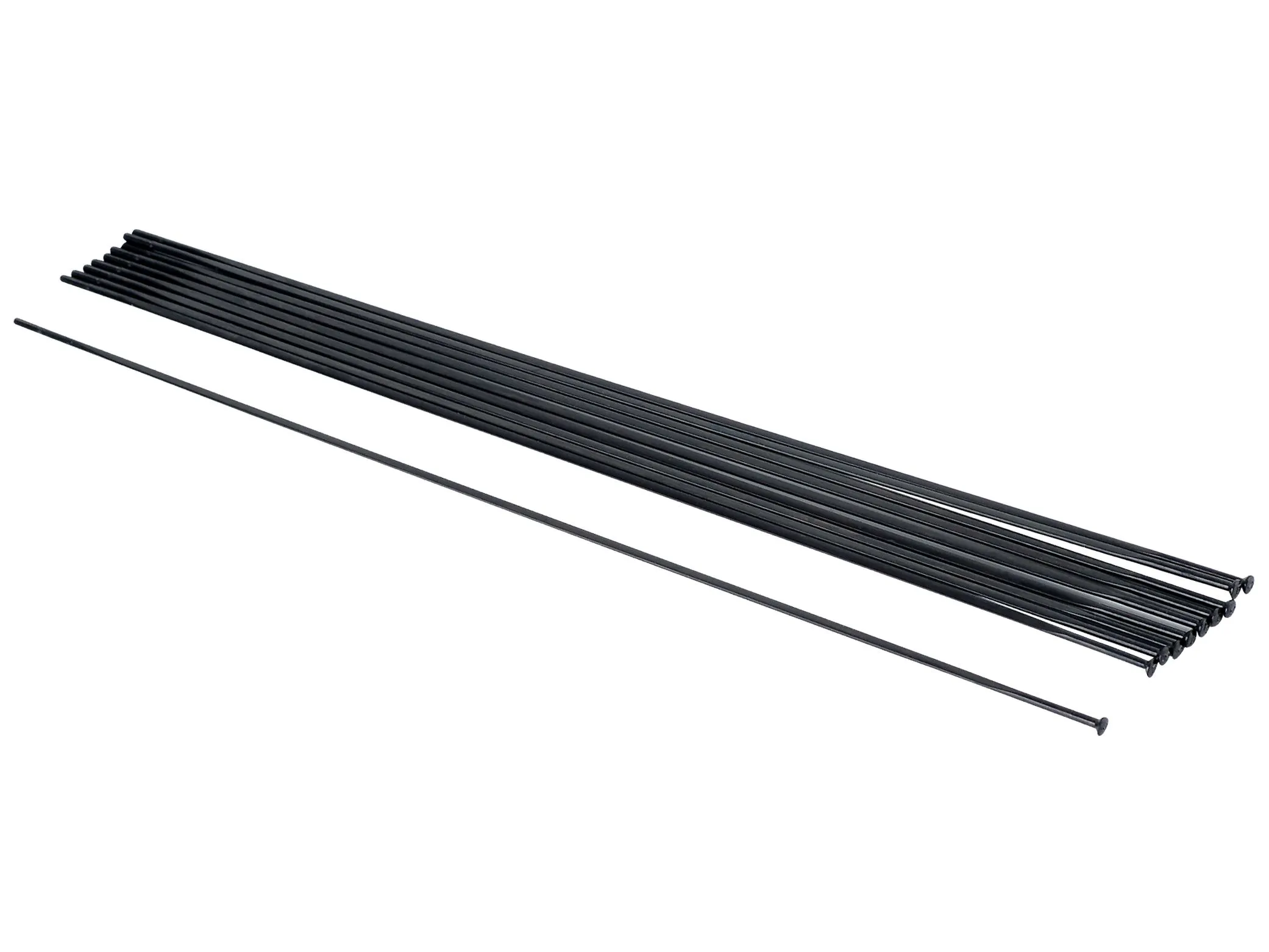 Spoke DT Aerolite Nail Head 274mm Black 10/Pack