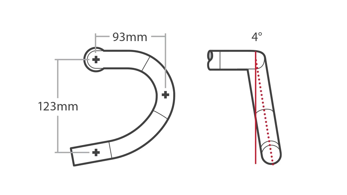Styre Bontrager Elite IsoZone VR-CF racer 31,8 mm