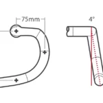 Styre Bontrager Elite IsoZone VR-SF racer 31,8 mm