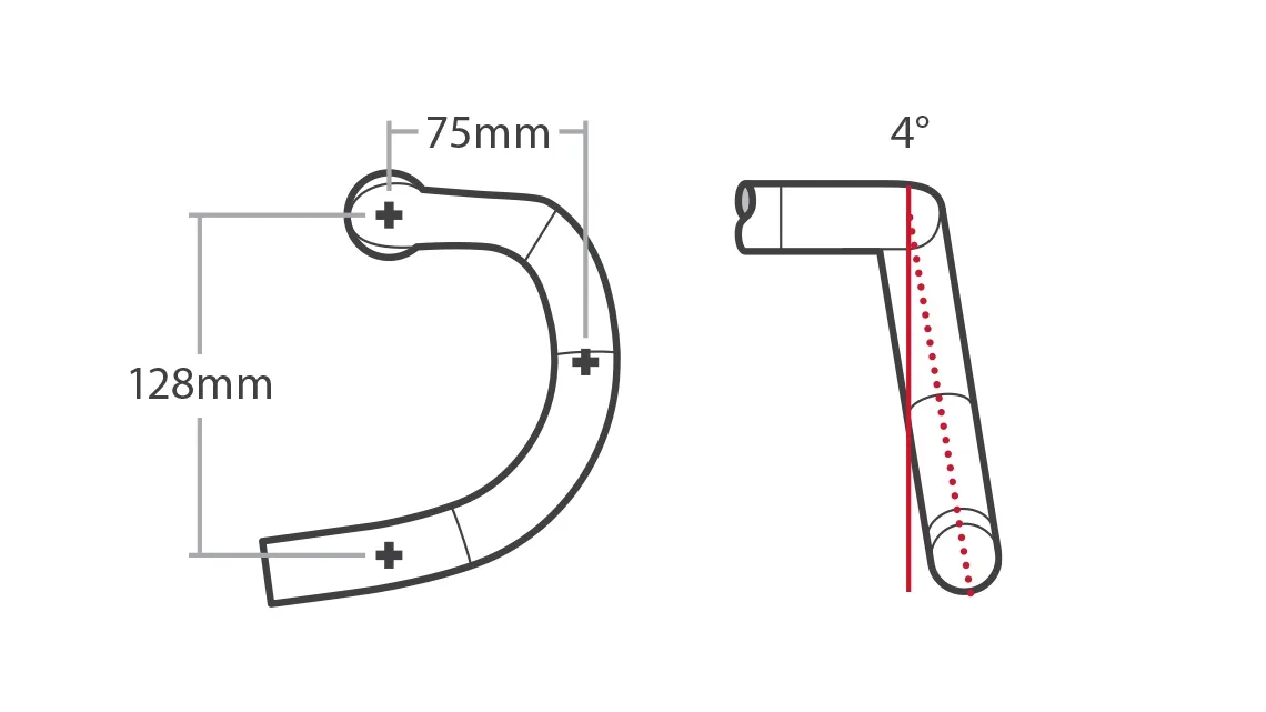 Styre Bontrager Elite IsoZone VR-SF racer 31,8 mm