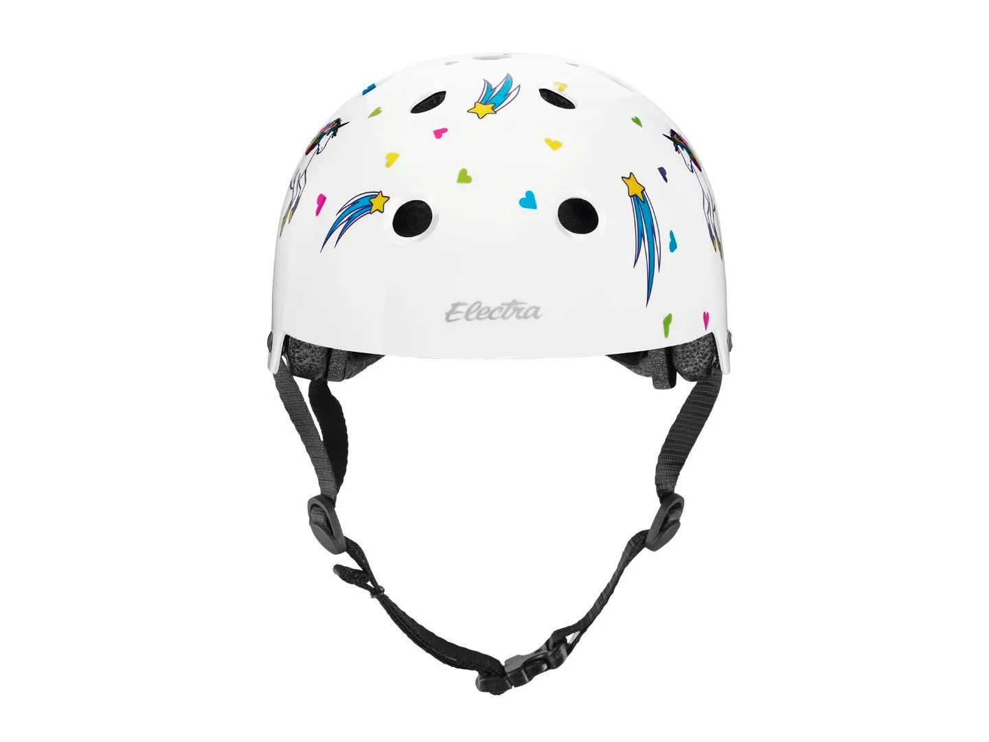 Hjälm Electra Lifestyle Unicorn Large White Metall