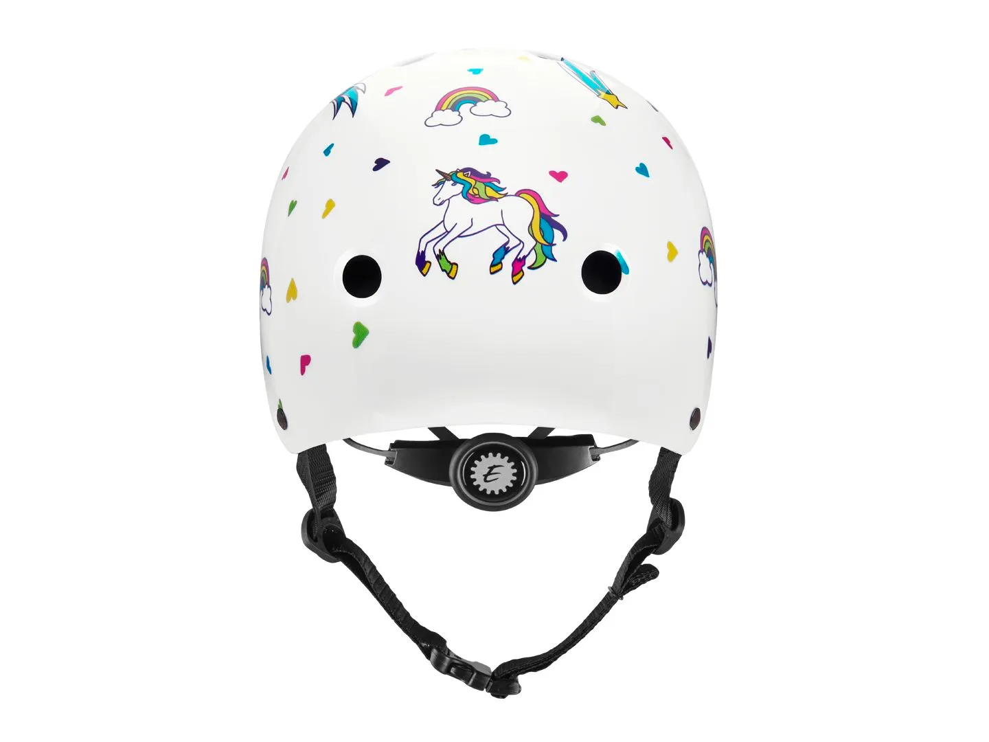 Hjälm Electra Lifestyle Unicorn Large White Metall