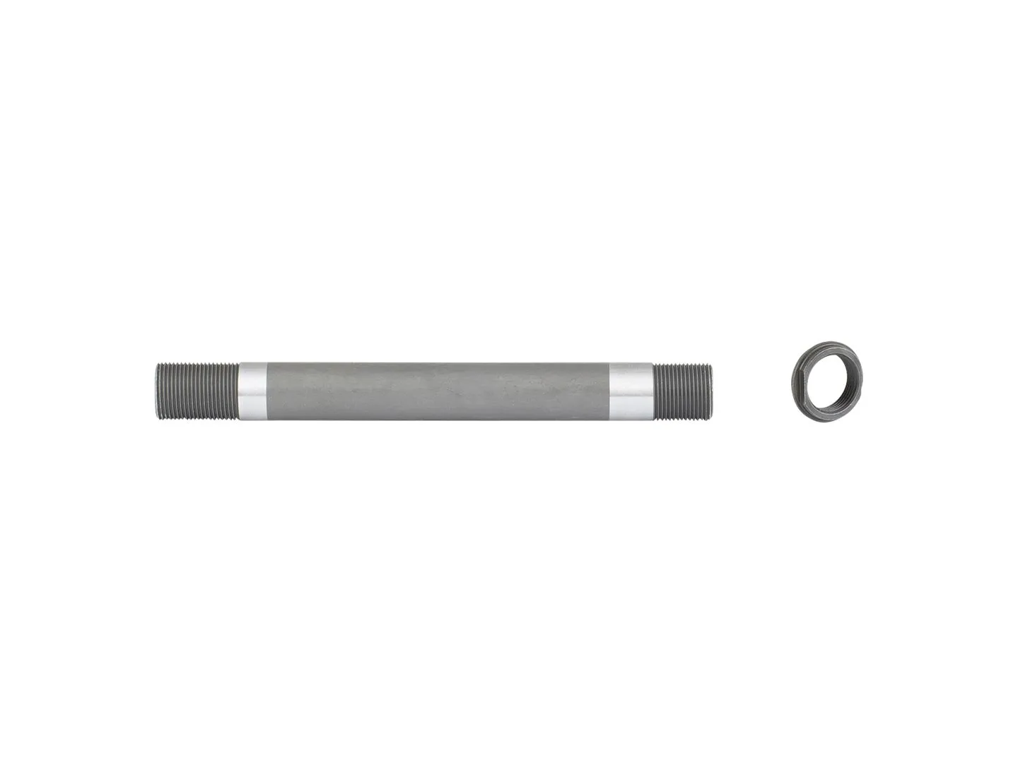 Hubaxle Bontrager RX-342 Axle Kit 142mm Silver Rea