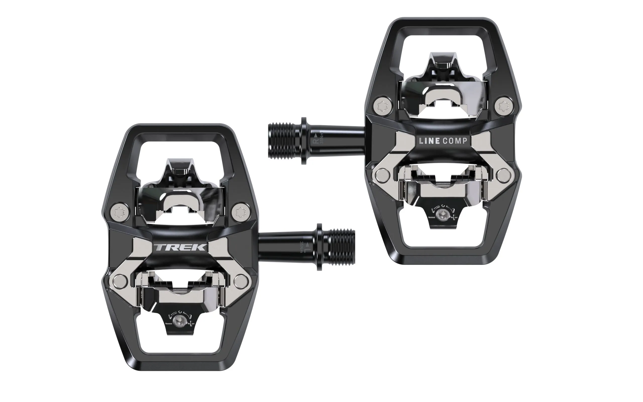 Pedal Trek Line Comp Svart