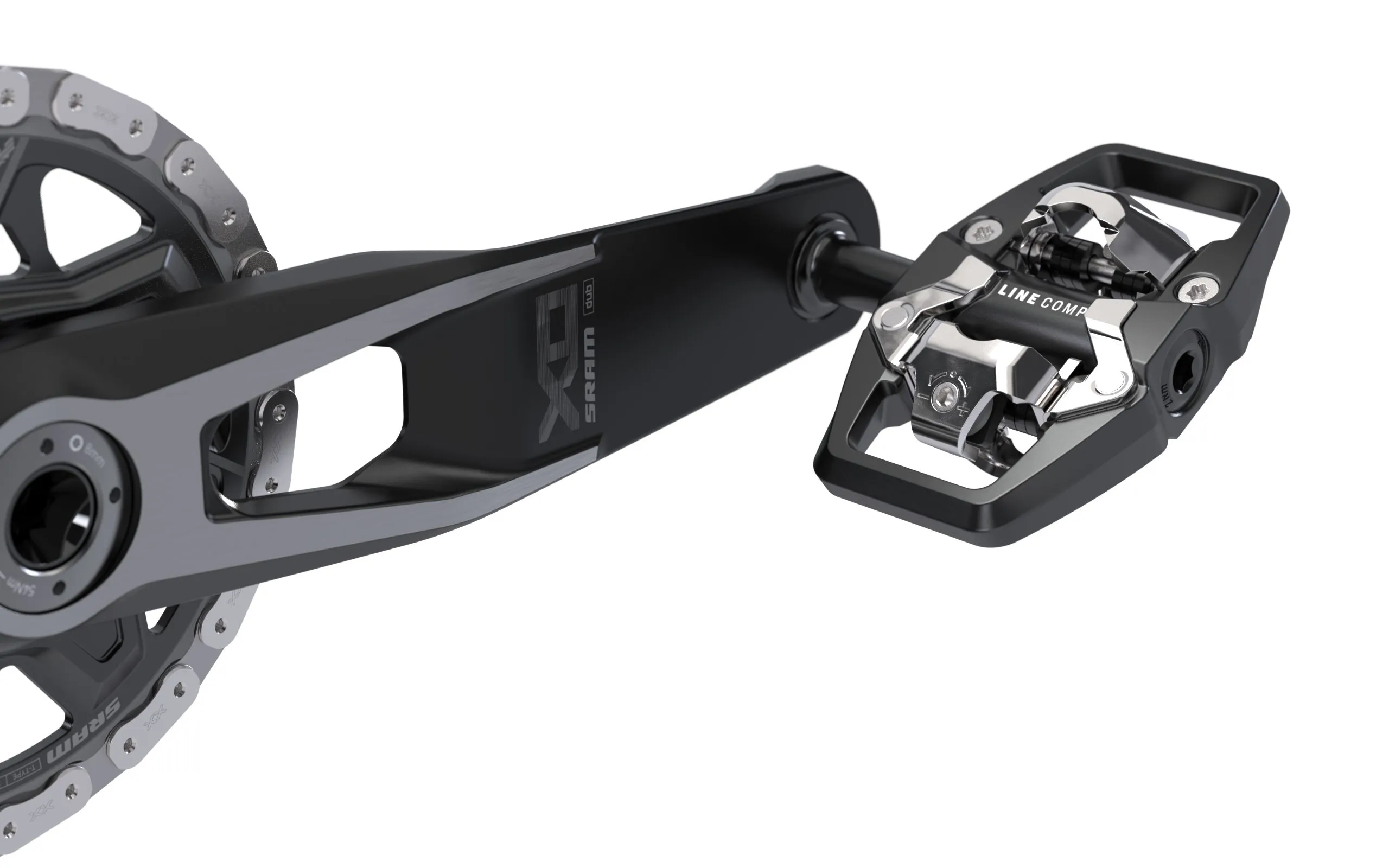 Pedal Trek Line Comp Svart