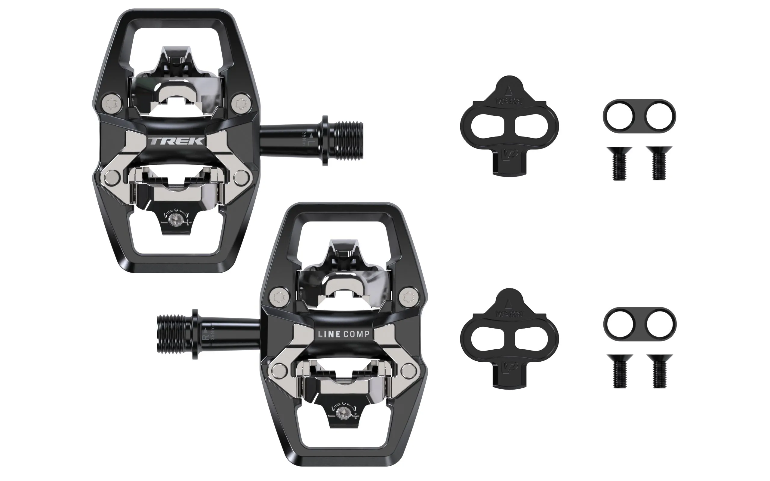 Pedal Trek Line Comp Svart