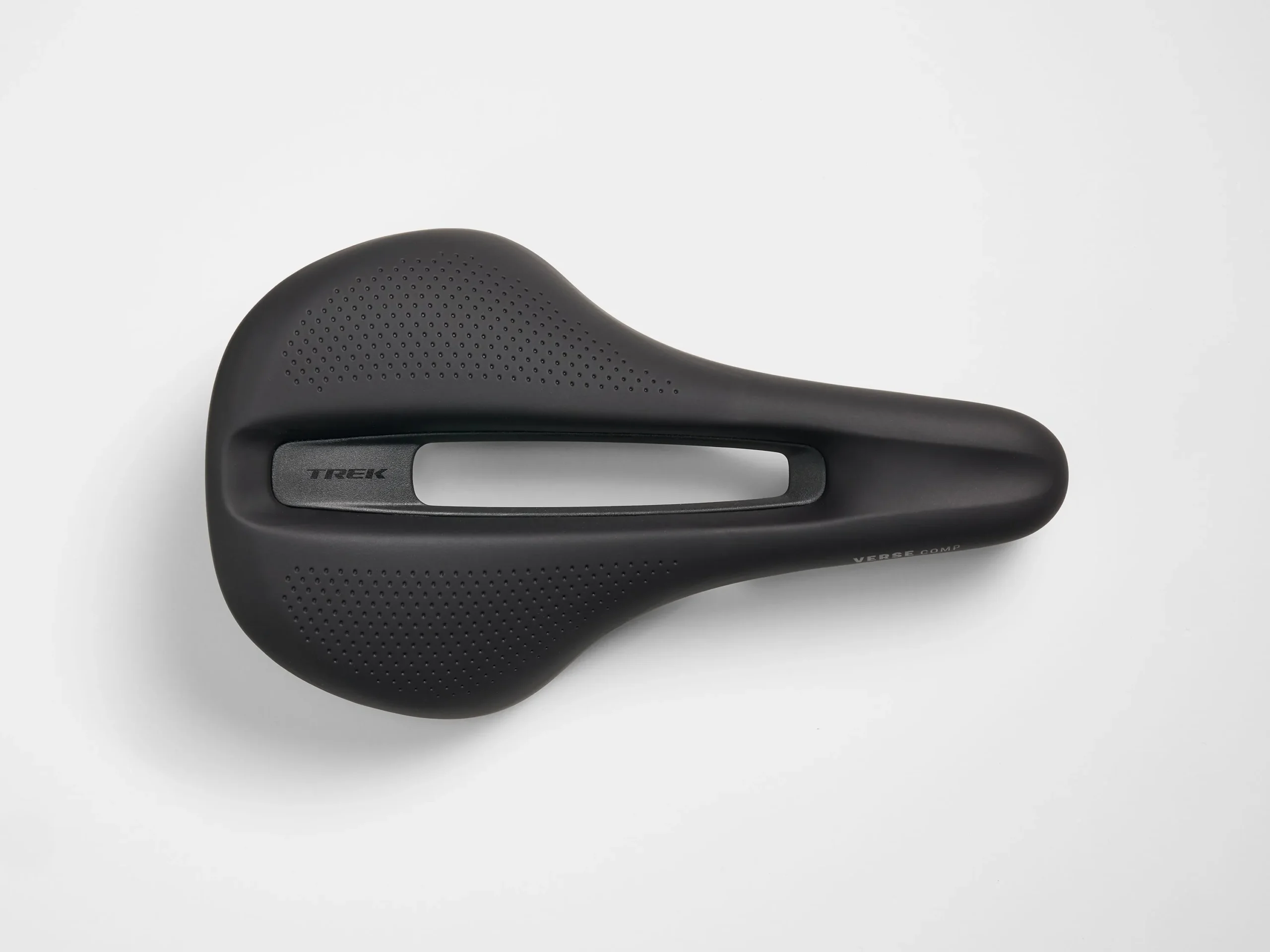 Sadel Trek Verse kort 145 mm Comp Svart