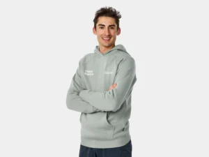 Upper Trek höger staplad huvtröja Small Sage Grey