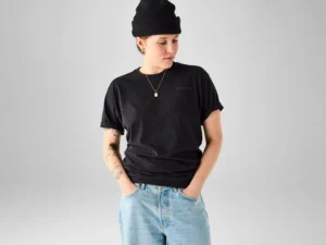 T-shirt Trek Monochromatic Logo L Svart/Svart