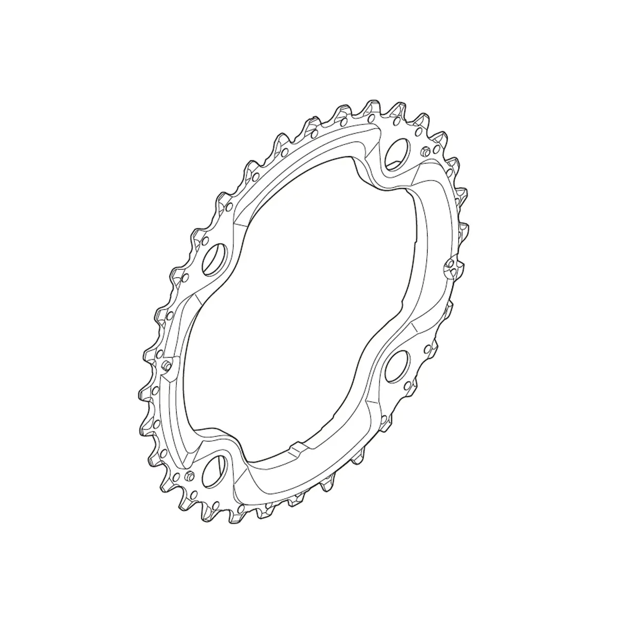 Shimano Deore FC-T521 kedjedrev 32T