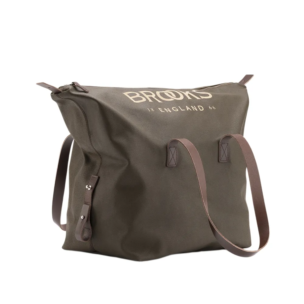 Brooks Clapham Tote Bag mossfärgad