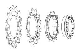 SRAM Cogs Lockring reservdel kassett