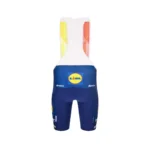 Short Santini Trek Replica Bib Large Blue/Yellow