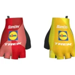 Glove Santini Trek Team Medium Blue/Yellow