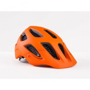 Orange cykelhjälm