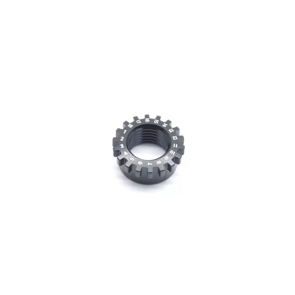 Fox 15qr axle nut 8 deg chamfer 019-02-008