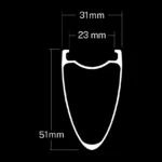 Bakhjul Bontrager Aeolus RSL 51 TLR Disc Shim11 Sv