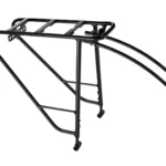 Pakethållare Electra aluminium MIK Svart bak