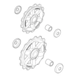 Shimano Altus RD-M310 rulltrissa par