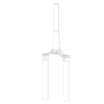 ROCKSHOX Pike CSU cykeldel