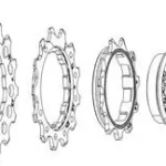 SRAM Cogs Lockring reservdel kassett