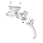 SRAM G2 R bromshandtag reservdel