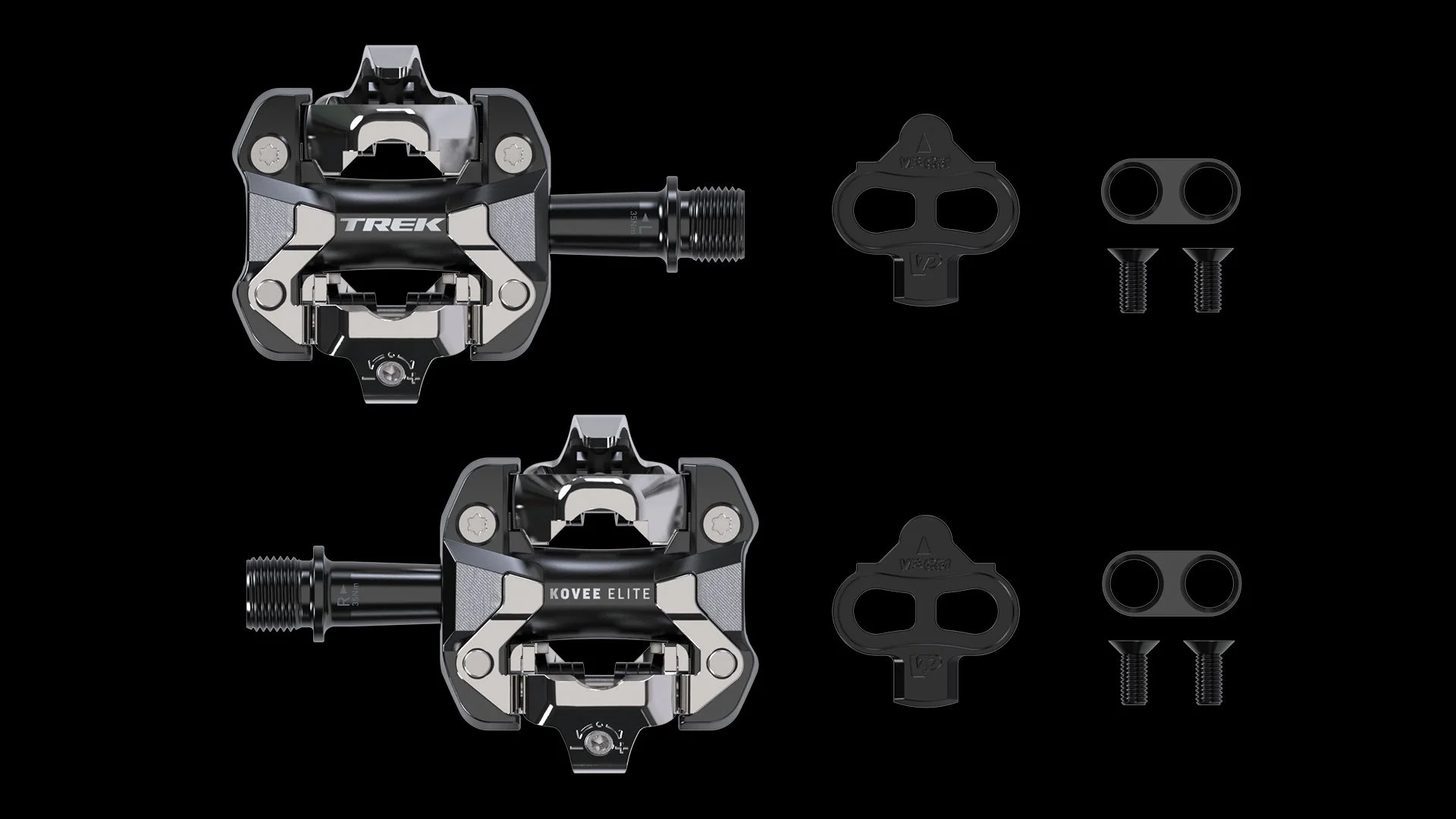 Pedal Trek Kovee Comp Svart