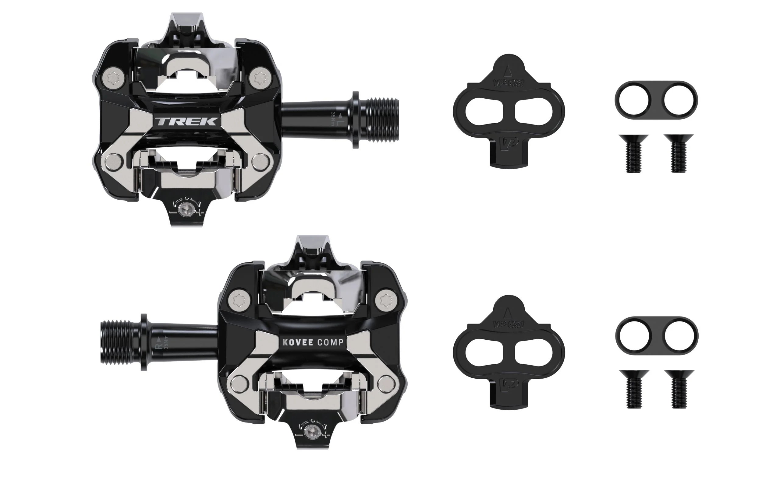 Pedal Trek Kovee Comp Svart