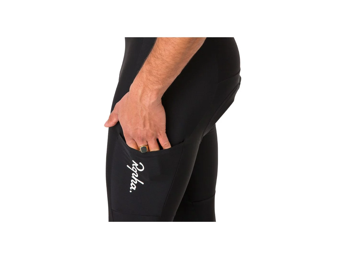 Tights Rapha Cargo Winter herr M Svart